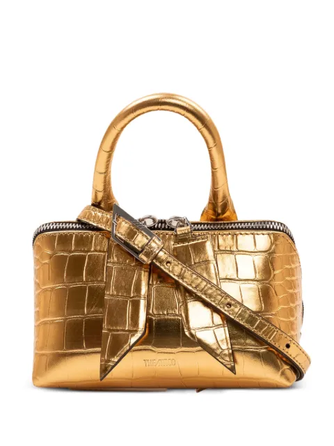 The Attico mini Friday crocodile-effect tote bag Gold 261WAH00002LBT151PR
