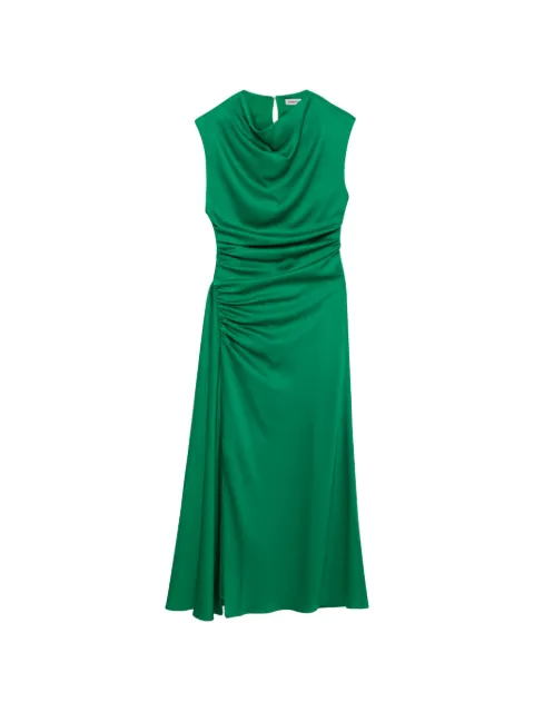 SIMKHAI Melaney draped-satin maxi dress Green 2261270Q