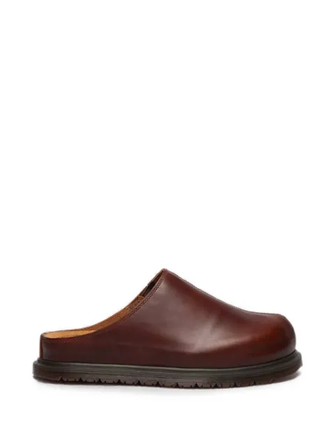 Dr. Martens San leather mules Brown 41615200