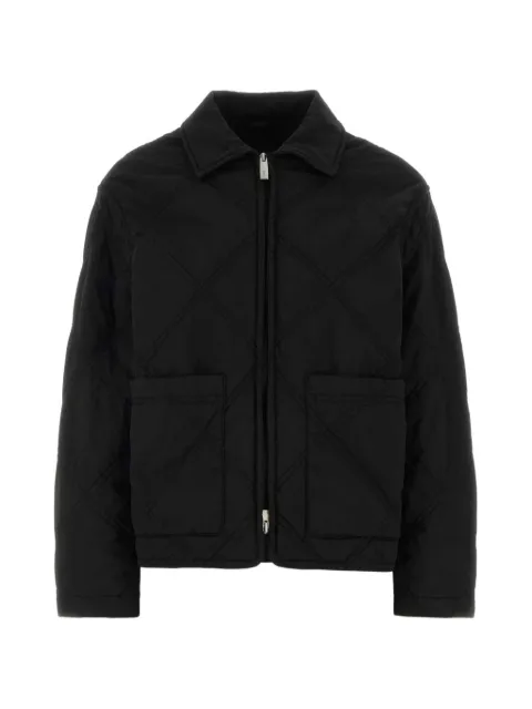 Herno quilted zip-up jacket Black GI00153DL12852S