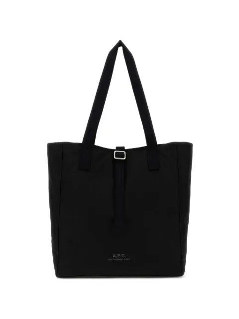 A.P.C. logo-detail shoulder bag Black PSANLH67008