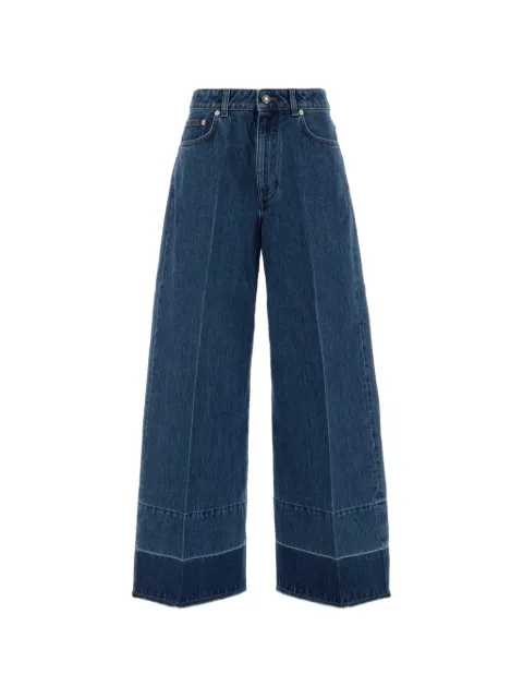Givenchy raw-cut wide-leg jeans Blue BW51BJ518U