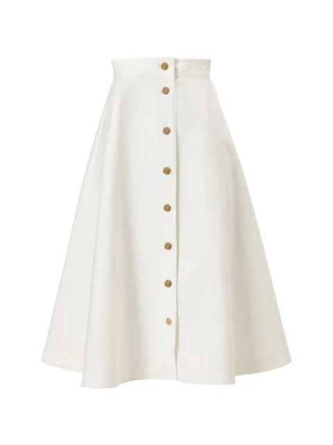 Carolina Herrera button-front midi skirt White E2611N304STS