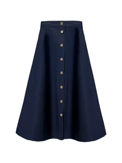 Carolina Herrera button-front midi skirt Blue E2611N301STS