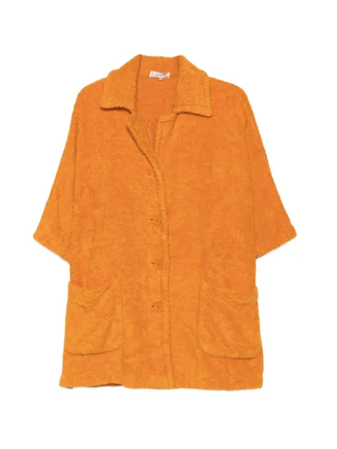 Hermès Pre-Owned 2000s embroidered cotton bathrobe Orange HE350BXZ