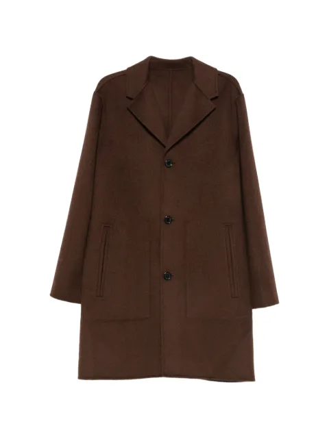 ALICIA AUDREY single-breasted notch-lapels coat Brown MC1GEORGEPLAIN