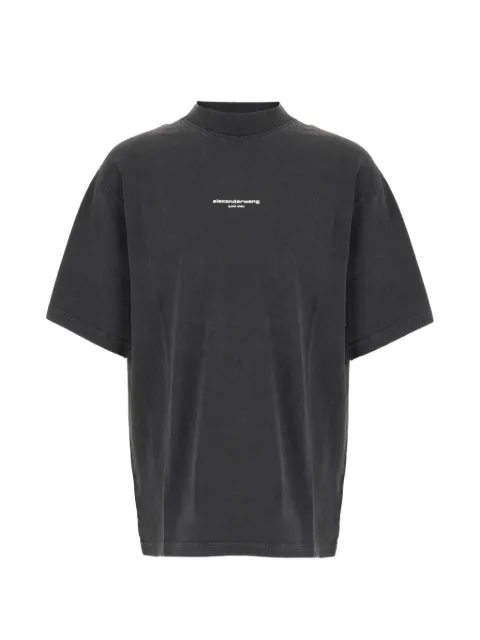 Alexander Wang logo-print T-shirt Black UCC3261905