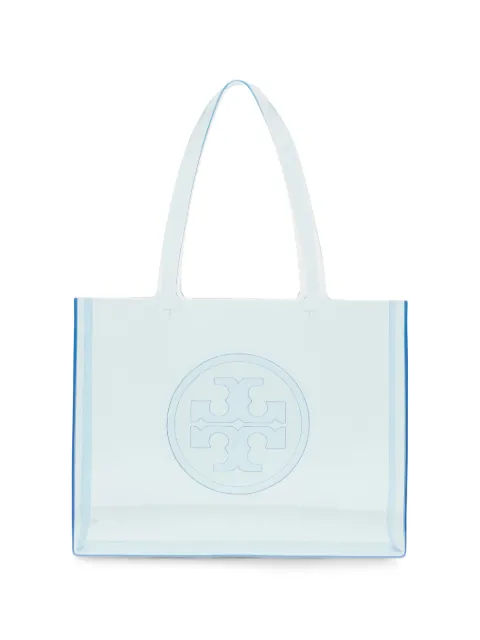 Tory Burch small Ella logo-embossed tote bag Blue 186597