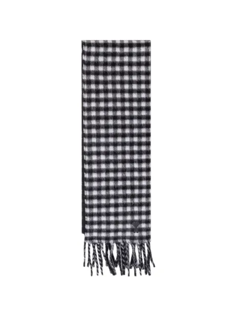 AMI Paris scarf ADC patch Black USF699AW0059