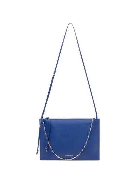 Givenchy Voyou pouch in shiny leather Blue BB60RDB2AD