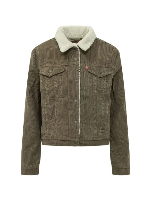 Levi's sherpa-collar corduroy jacket Brown 36136