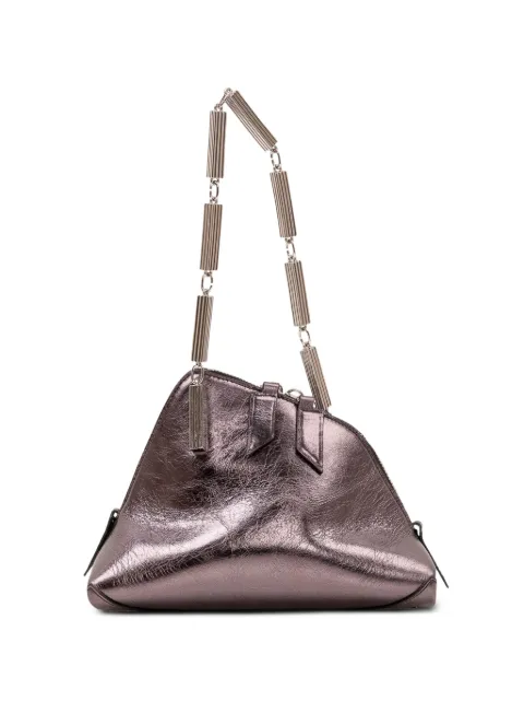 The Attico La Scala leather shoulder bag Grey 261WAH00065LBT070AA