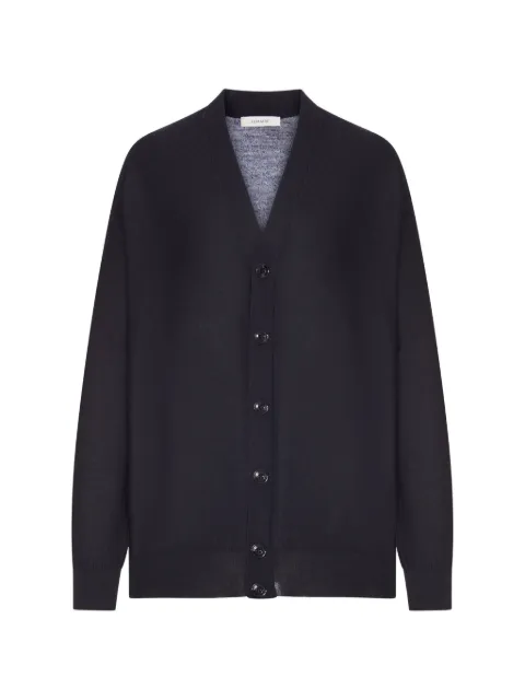 LEMAIRE relaxed twisted cardigan Black PO0052LK1063