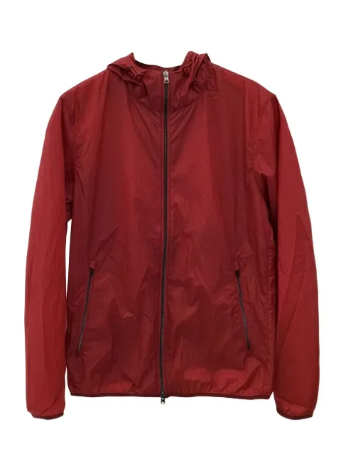 Herno hooded zip-up jacket Red GI0215U123146980