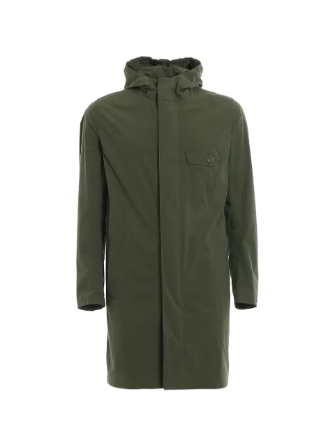 Herno hooded chest-pocket coat Green PA0069U123097500