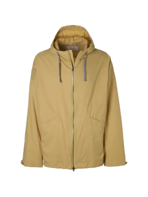 Herno hooded zip-up jacket Yellow GI000282U124383430