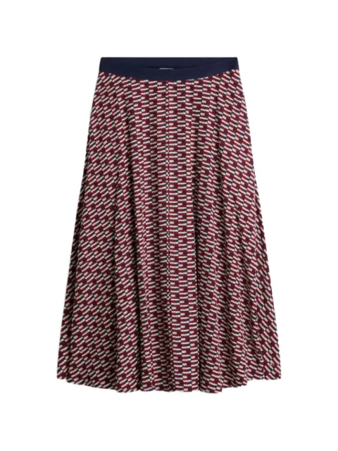 Tommy Hilfiger A-line midi skirt Red FWW0WW49373