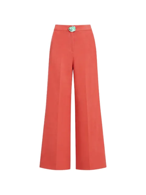 Alexis Spargi decorative-button trousers Red SPARGI