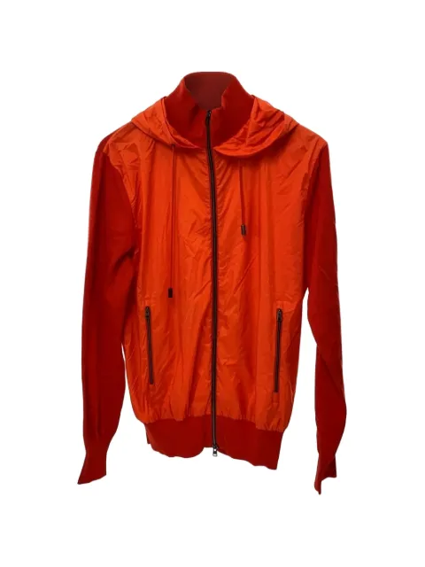Herno hooded zip-up hoodie Red MC000157U72021