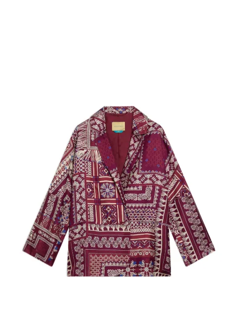 MOMONÌ Sandia Bis double-breasted jacket Red 266MMOJA02026601MO