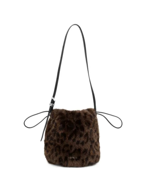 ROTATE BIRGER CHRISTENSEN The Bon Bon bag leo faux-fur Brown 1169563114