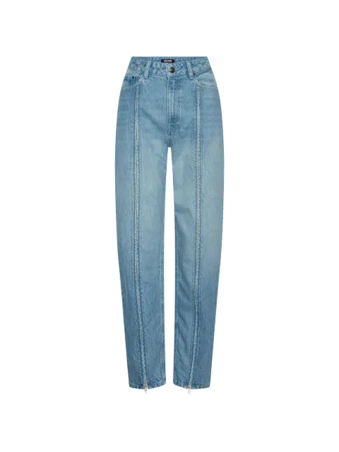 ROTATE BIRGER CHRISTENSEN straight denim zip jeans ligh blue Blue 1165341468