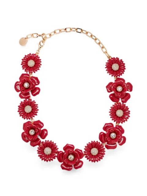 Carolina Herrera crystal-embellished necklace Red P2636N400MET