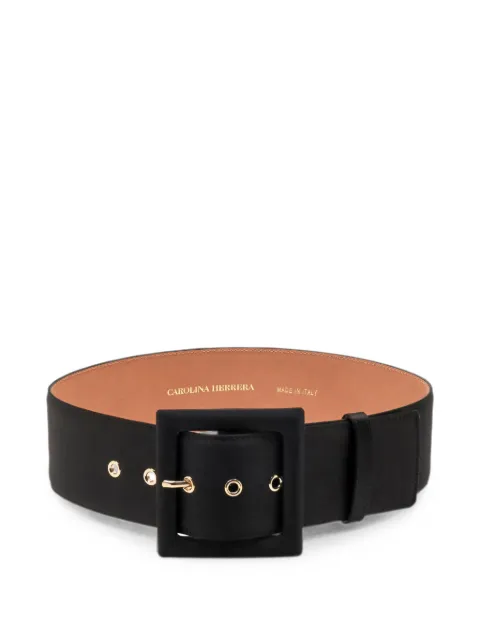 Carolina Herrera Icon buckle belt Black P2631N101STN