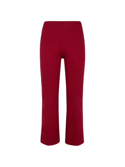 Liviana Conti seam-detail flared trousers Red CNTI84099
