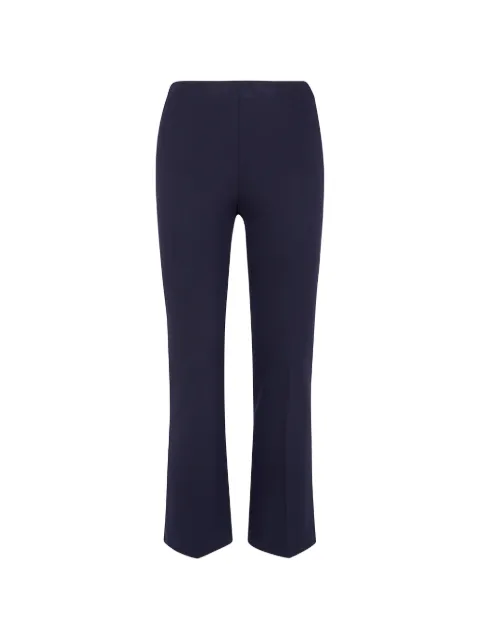 Liviana Conti pressed-crease flared trousers Black CNTI84099