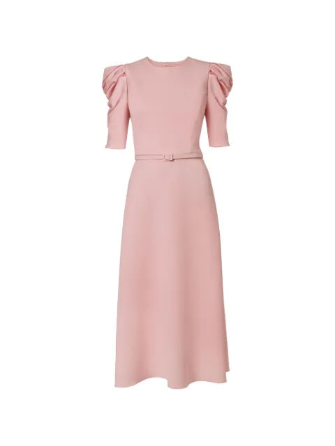 Carolina Herrera puff-sleeve midi dress Pink P2611N512SFR