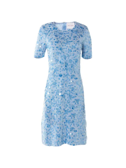 Carolina Herrera paillette-embellished mini dress Blue P2612N502KSV