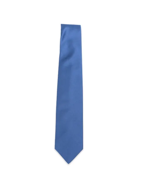 Barba satin-finish tie Blue BU2100
