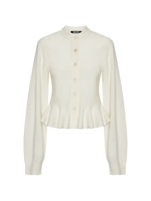 ROTATE BIRGER CHRISTENSEN sculptured knit cardigan white White 116607857