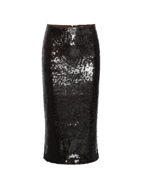 ROTATE BIRGER CHRISTENSEN sequins pencil skirt Brown 1166991667