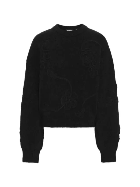 ROTATE BIRGER CHRISTENSEN 3D flower knit Black 116606100