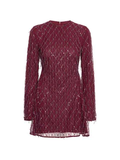 ROTATE BIRGER CHRISTENSEN sequins mini flared dress Red 1165572694