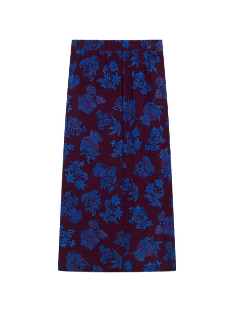 MOMONÌ Nysa silk midi skirt Purple 266MMOSK00826603MO