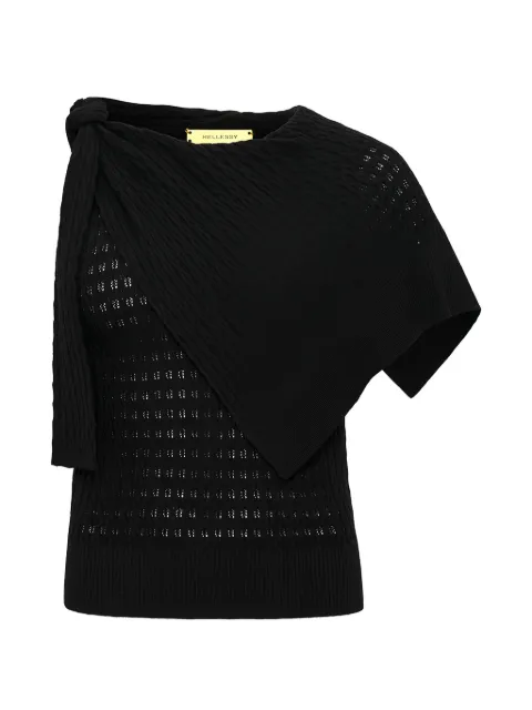 Hellessy Dove knot-detail sweater Black HP26K31083