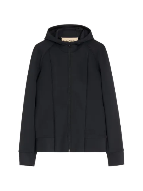 Valentino Garavani VLogo zip-up hoodie Black VMF29QB6G