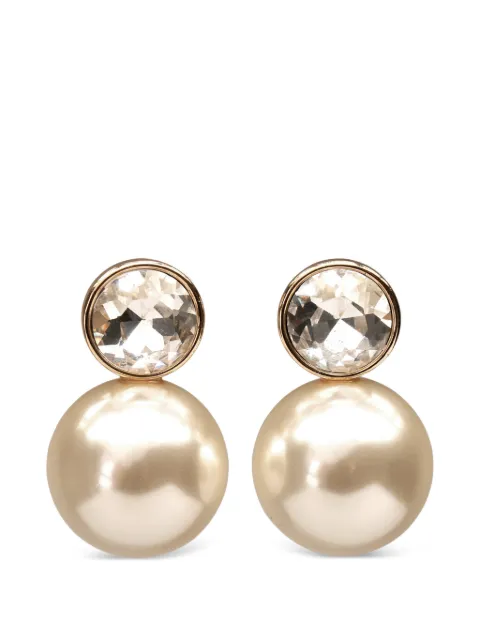Carolina Herrera crystal-embellished earrings Gold P2636N216MET