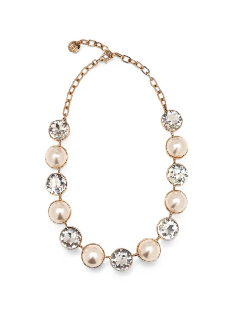Carolina Herrera crystal-embellishments necklace Gold P2636N402MET