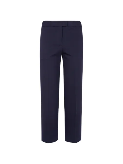 Liviana Conti pressed-crease tailored trousers Blue F6WI52
