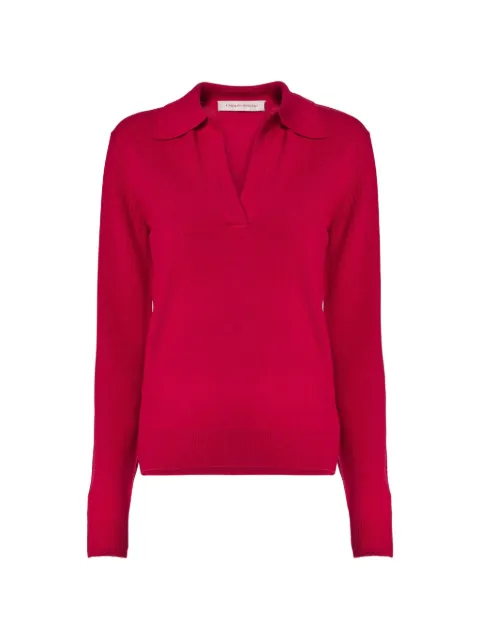 Carolina Herrera long-sleeves sweater Red P2612N207CJB