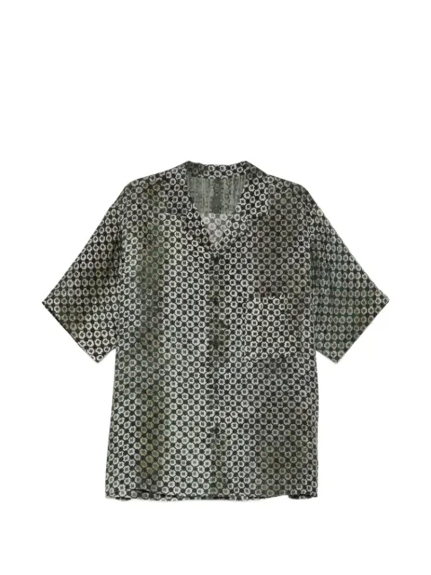Ziggy Chen printed shirt Grey 0M2620713