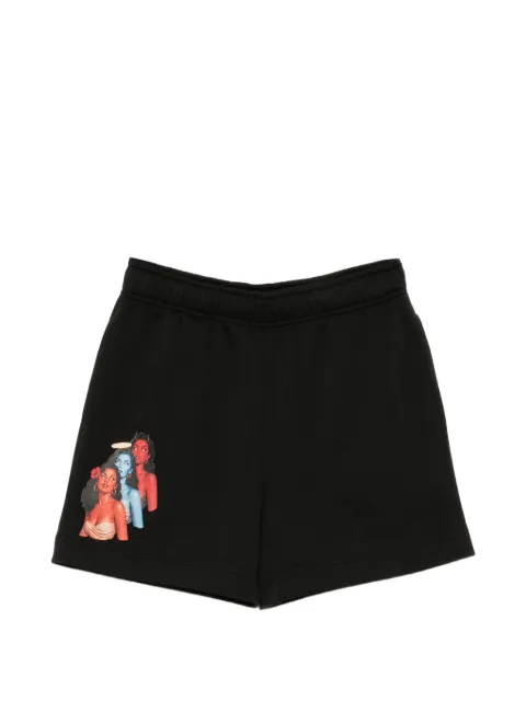 Melt graphic-print shorts Black MSRTSHO5011