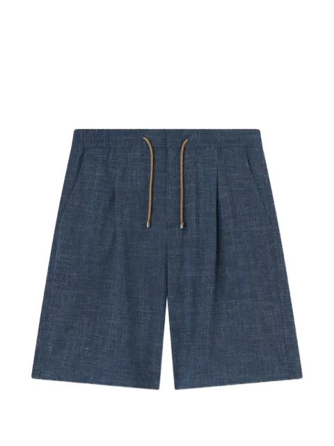 RETORI drawstring pleated shorts Blue 01MFAPA004LF01