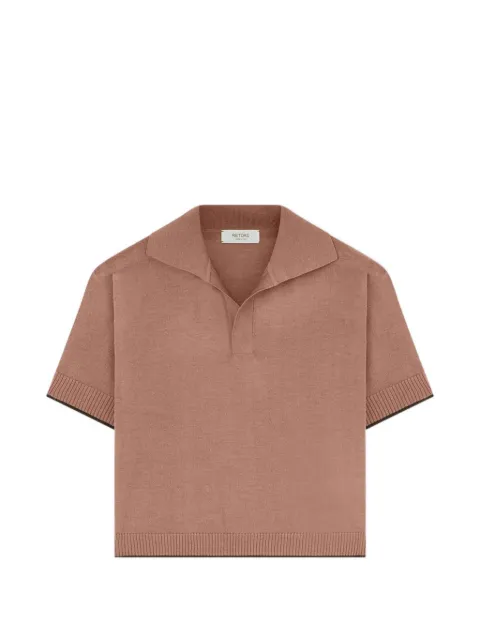 RETORI short-sleeve polo shirt Pink 01WKNTO115LR01