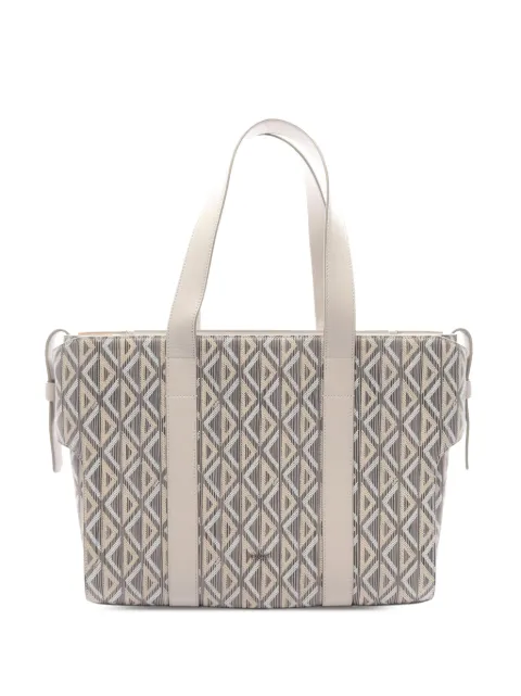 Christian Dior Pre-Owned 2000-2026 CD Diamond Coated Canvas Corolle tote bag Grey Y5PFOPY4BT217KSO