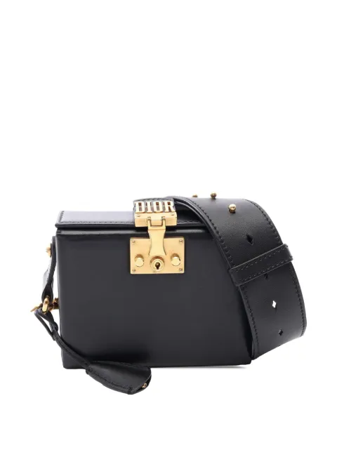 Christian Dior Pre-Owned 2010-2026 Small Lambskin Dioraddict Lockbox Bag crossbody bag Black PFFMN4V9JOMAOJX4